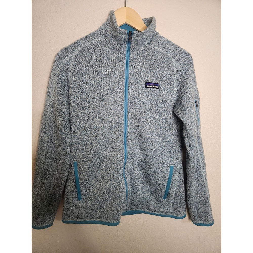 Patagonia Better Sweater Full Zip Fleece Jacket Womens Medium Blue 25542